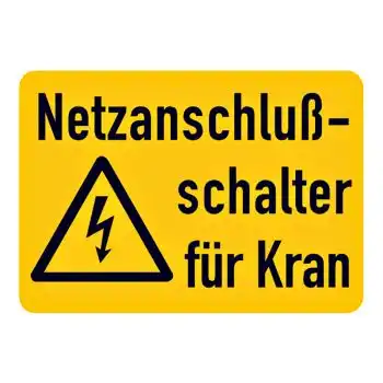 Netzanschlußschalter für Kran